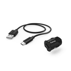 Hama 178380 "Picco", 2,4a Micro USB autós töltő szett