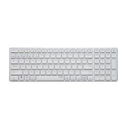 Rapoo 00217473 E9700M Bluetooth (3.0+4.0) + 2,4GHZ fehér vezeték nélküli billentyűzet