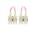 Lanberg FO-SUSU-MD41-0050-VT duplex optikai patch kábel 4xSC/UPC csatlakozóval, 50/125 LSZH OM4, 5m