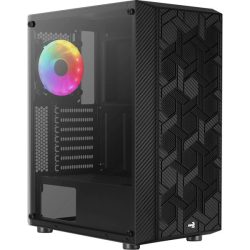 Aerocool Hive v3 FRGB fekete (táp nélküli) ablakos ATX ház