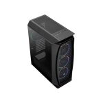   Aerocool Aero One Eclipse ARGB fekete (táp nélküli) ablakos ATX ház