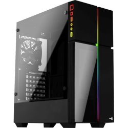 Aerocool Playa RGB fekete (táp nélküli) ablakos ATX ház