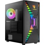   Aerocool Cronus ARGB fekete (táp nélküli) ablakos ATX ház