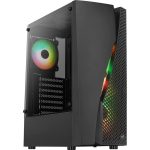   Aerocool Wave v3 RGB fekete (táp nélküli) ablakos ATX ház