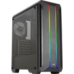   Aerocool Skyline ARGB fekete (táp nélküli) ablakos ATX ház