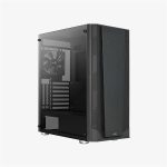 Aerocool Prism v1 fekete (táp nélküli) ablakos ATX ház