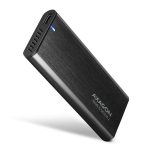   Axagon EEM2-SB2 USB-C 3.2 Gen 2 - M.2 NVMe/SATA fekete csavar nélküli külső SSD ház