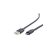 Gembird CCP-USB2-AMCM-1M 1m USB A apa - USB C apa fekete kábel