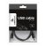 Gembird CCP-USB2-AMCM-1M 1m USB A apa - USB C apa fekete kábel