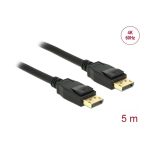 Delock 83808 5m DisplayPort apa-apa 4K 60Hz fekete kábel