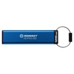   Kingston 128GB USB3.2 Gen1 A Ironkey Keypad 200 (IKKP200/128GB) Flash Drive
