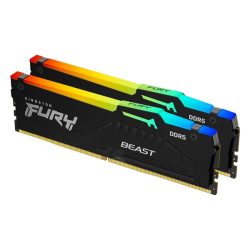 Kingston 16GB 5200MHz DDR-5 FURY Beast RGB EXPO (Kit! 2db 8GB) (KF552C36BBEAK2-16) memória