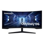   Samsung 34" LC34G55TWWP WQHD VA 165Hz HDMI/DP ívelt kijelzős monitor
