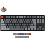   Keychron K8 RGB Bluetooth angol Hot-swap Gateron G Pro Red billentyűzet