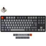   Keychron K8 RGB Backlight ISO vezeték nélküli angol gaming Gateron G Pro Brown mechanikus billentyűzet