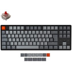 Keychron K8 RGB Backlight ISO vezeték nélküli angol gaming Gateron G Pro Red mechanikus billentyűzet