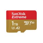   Sandisk 1TB SD micro Extreme (SDXC Class 10 UHS-I U3) memória kártya
