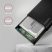 Axagon EE35-GTR USB-C 3.2 Gen 1 SATA 6G 3,5" fekete HDD/SSD ház