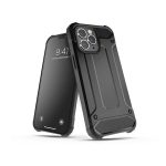   Haffner PT-6455 iPhone 14 Pro Max ütésálló fekete műanyag hátlap