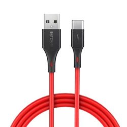 BlitzWolf BW-TC15 Red 1,8m USB/Type-C piros adat- és töltőkábel