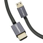 BlitzWolf BW-HDC4 1,2m 4K HDMI-mini HDMI fekete kábel