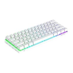 BlitzWolf BW-KB0 RGB fehér vezeték nélküli mechanikus gamer billentyűzet, angol