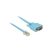 Delock 63341 RS-232 DB9 típusú adapter anya > 1 x RS-232 RJ45 soros apa 1 m