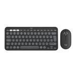   Logitech Pebble 2 Combo for Mac vezeték nélküli grafit billentyűzet + egér