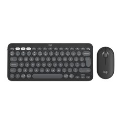 Logitech Pebble 2 Combo for Mac vezeték nélküli grafit billentyűzet + egér