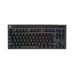 Logitech G PRO X TKL LIGHTSPEED UK vezeték nélküli RGB fekete gamer billentyűzet