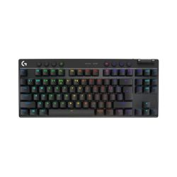 Logitech G PRO X TKL LIGHTSPEED UK vezeték nélküli RGB fekete gamer billentyűzet