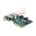Delock 90106 2xUSB 10Gbps alacsony profil PCI Express x4 kártya
