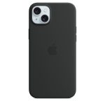   Apple MT103ZM/A iPhone 15 Plus Silicon Case fekete szilikon MagSafe hátlap