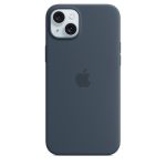   Apple MT123ZM/A iPhone 15 Plus Silicon Case Storm Blue szilikon MagSafe hátlap