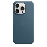   Apple MT4Q3ZM/A iPhone 15 Pro FineWoven Case Pacific Blue MagSafe hátlap