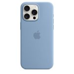   Apple MT1Y3ZM/A iPhone 15 Pro Max Silicone Case Winter Blue szilikon MagSafe hátlap