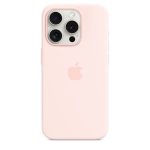   Apple MT1F3ZM/A iPhone 15 Pro Silicone Case Light Pink szilikon MagSafe hátlap