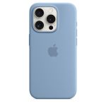   Apple MT1L3ZM/A iPhone 15 Pro Silicone Case Winter Blue szilikon MagSafe hátlap