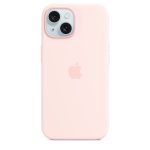   Apple MT0U3ZM/A iPhone 15 Silicone Case Light Pink szilikon MagSafe hátlap