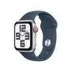   Apple Watch SE3 Cellular (40mm) ezüst alumínium tok , kék sport szíj (M/L) okosóra