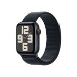   Apple Watch SE3 Cellular (44mm) éjfekete alumínium tok , éjfekete sport pánt okosóra