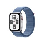   Apple Watch SE3 Cellular (44mm) ezüst alumínium tok , kék sport pánt okosóra