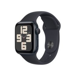 Apple Watch SE3 GPS (40mm) éjfekete alumínium tok , éjfekete sport szíj (M/L) okosóra