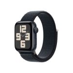   Apple Watch SE3 GPS (40mm) éjfekete alumínium tok , éjfekete sport pánt okosóra