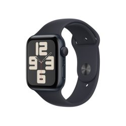 Apple Watch SE3 GPS (44mm) éjfekete alumínium tok , éjfekete sport szíj (S/M) okosóra