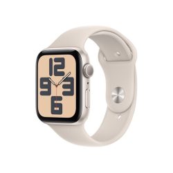 Apple Watch SE3 GPS (44mm) csillagfény alumínium tok , csillagfény sport szíj (M/L) okosóra