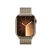 Apple Watch S9 Cellular (41mm) arany rozsdamentes acél tok , arany milánói pánt okosóra