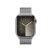 Apple Watch S9 Cellular (41mm) ezüst rozsdamentes acél tok , ezüst milánói pánt okosóra