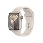   Apple Watch S9 Cellular (41mm) csillagfény alumínium tok , csillagfény sport szíj (M/L) okosóra