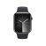 Apple Watch S9 Cellular (45mm) grafit rozsdamentes acél tok , éjfekete sport szíj (M/L) okosóra